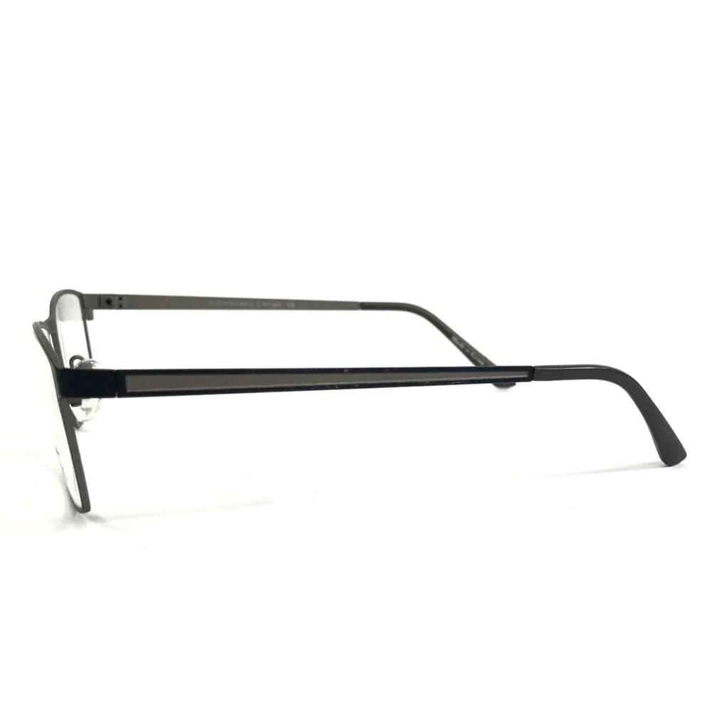 Scott Harris Eyeglasses Frames SH-646 C3 Navy Gunmetal Square 54-17-145